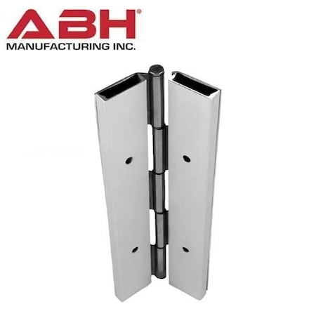 Abh STAINLESS STEEL PIN & BARREL CONTINUOUS HINGES - FULL SURFACE & PARTS Flush Mount, No Inset Covers a ABH-A502-95-US32D